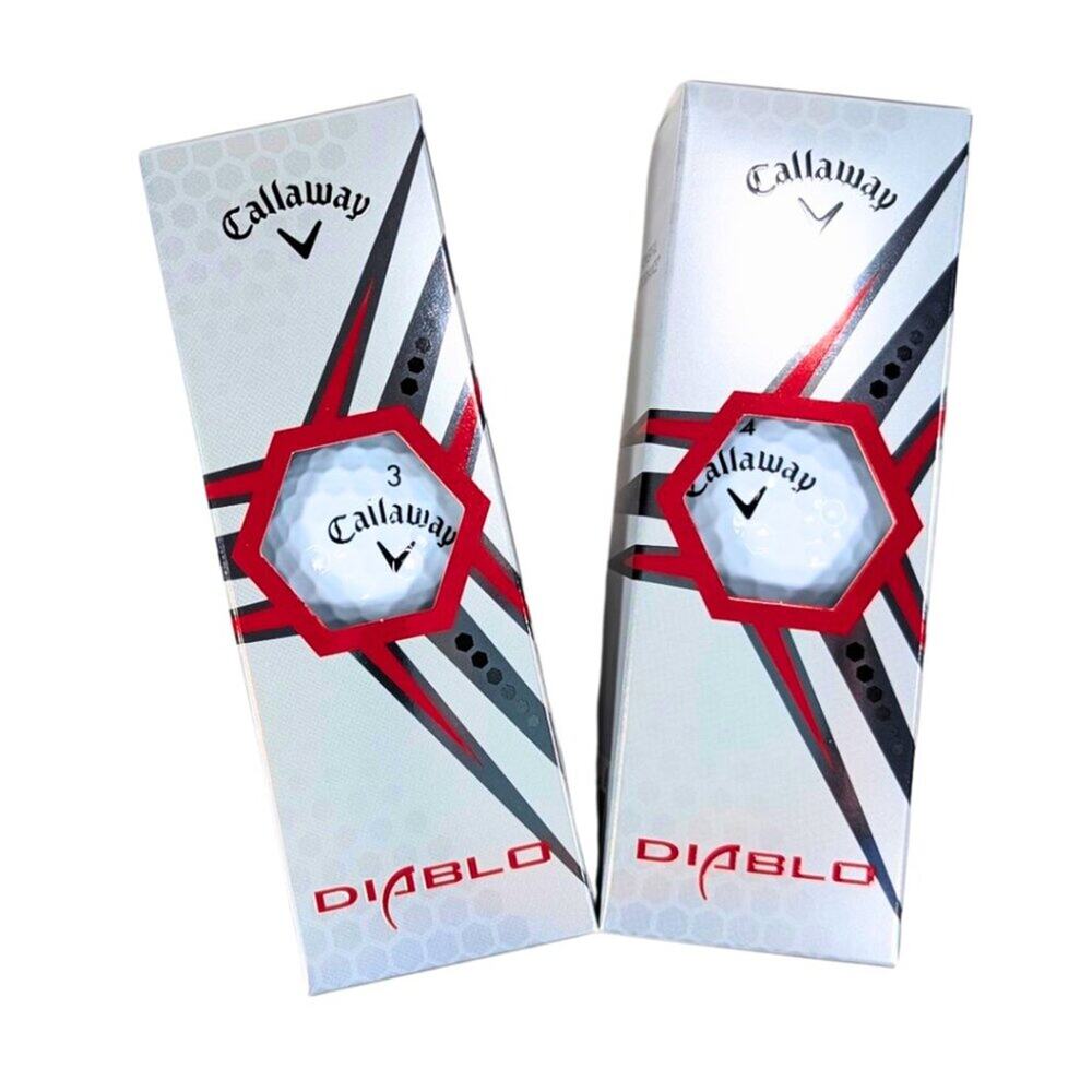 Callaway Diablo NEW 2 Sleeves 6 Golf Balls 2023 - Distance Accuracy